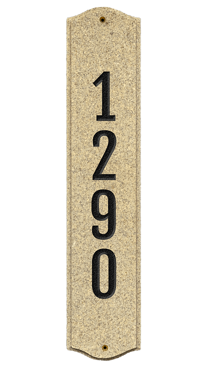 Vertical engraved plaque online