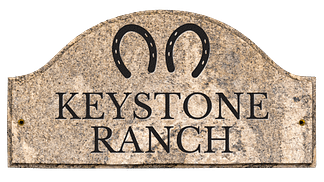 Custom ranch sign with custom artwork
